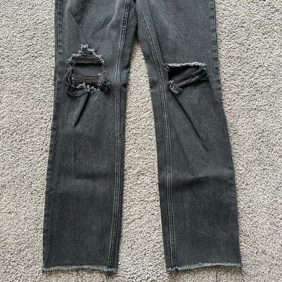 Abercrombie Ultra High Rise Ankle Straight Jeans - Picture 5 of 7